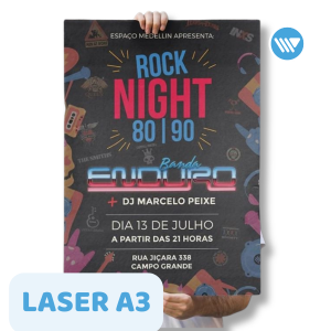Impressão Laser Couche A3 4x0   