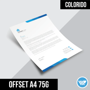 Impressão Offset Offset A4 Colorido/Frente e Verso   